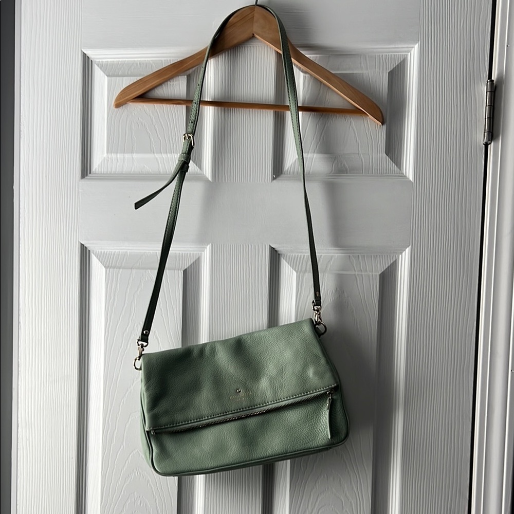 Kate Spade Green Crossbody Bag with Adjustable Strap